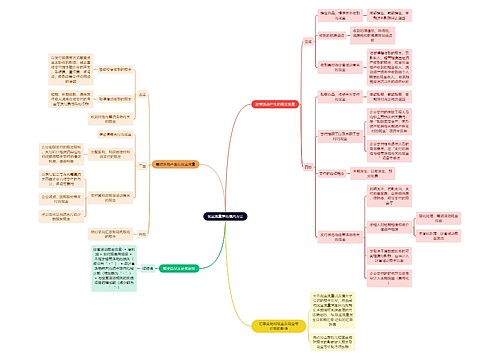 财务会计知识填列方法思维导图