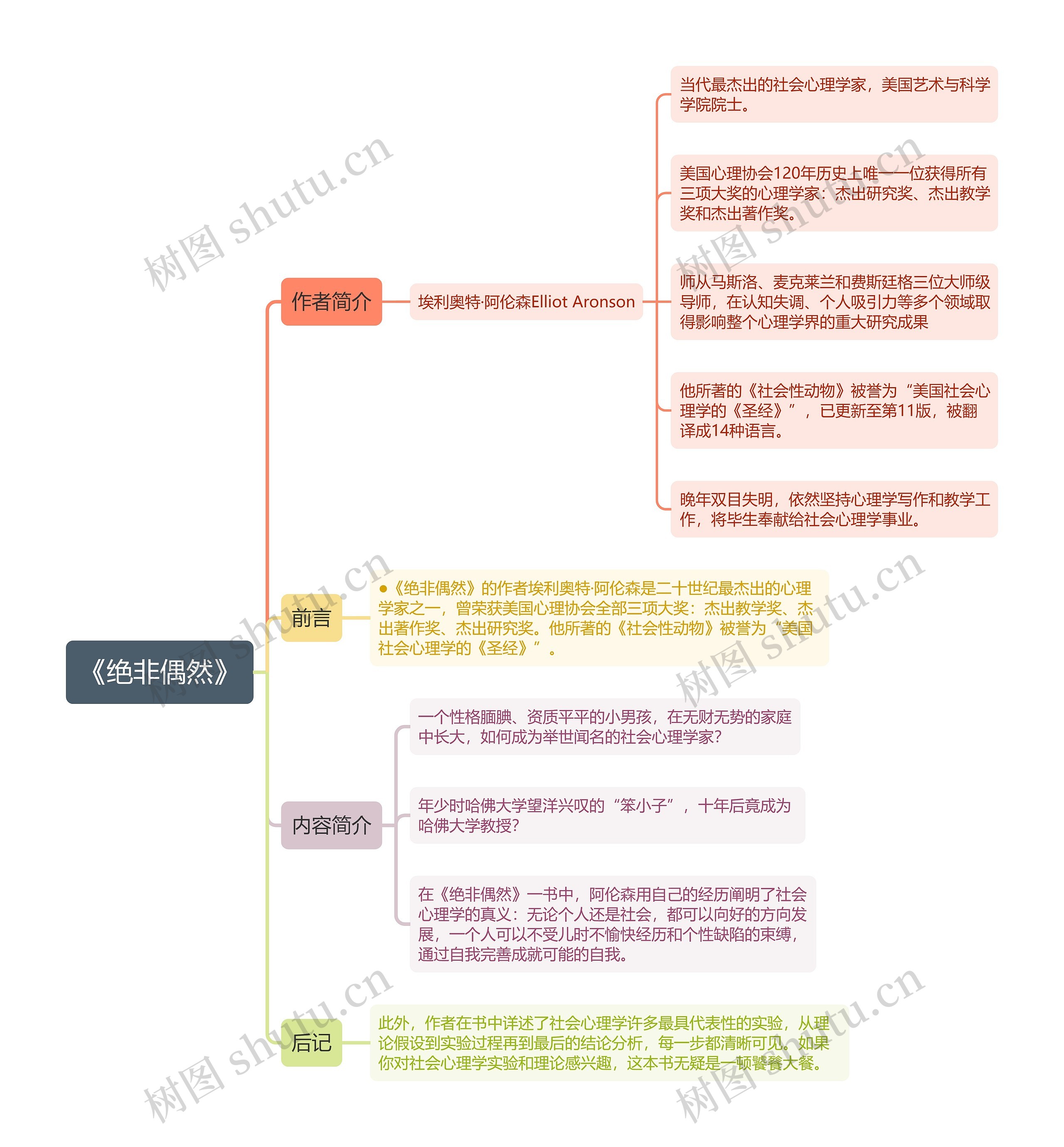 《绝非偶然》思维导图