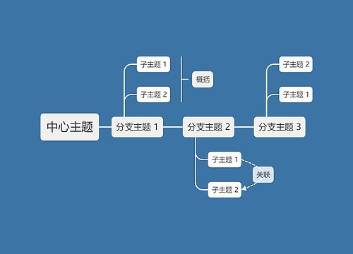 暗夜天空蓝时间轴主题模板