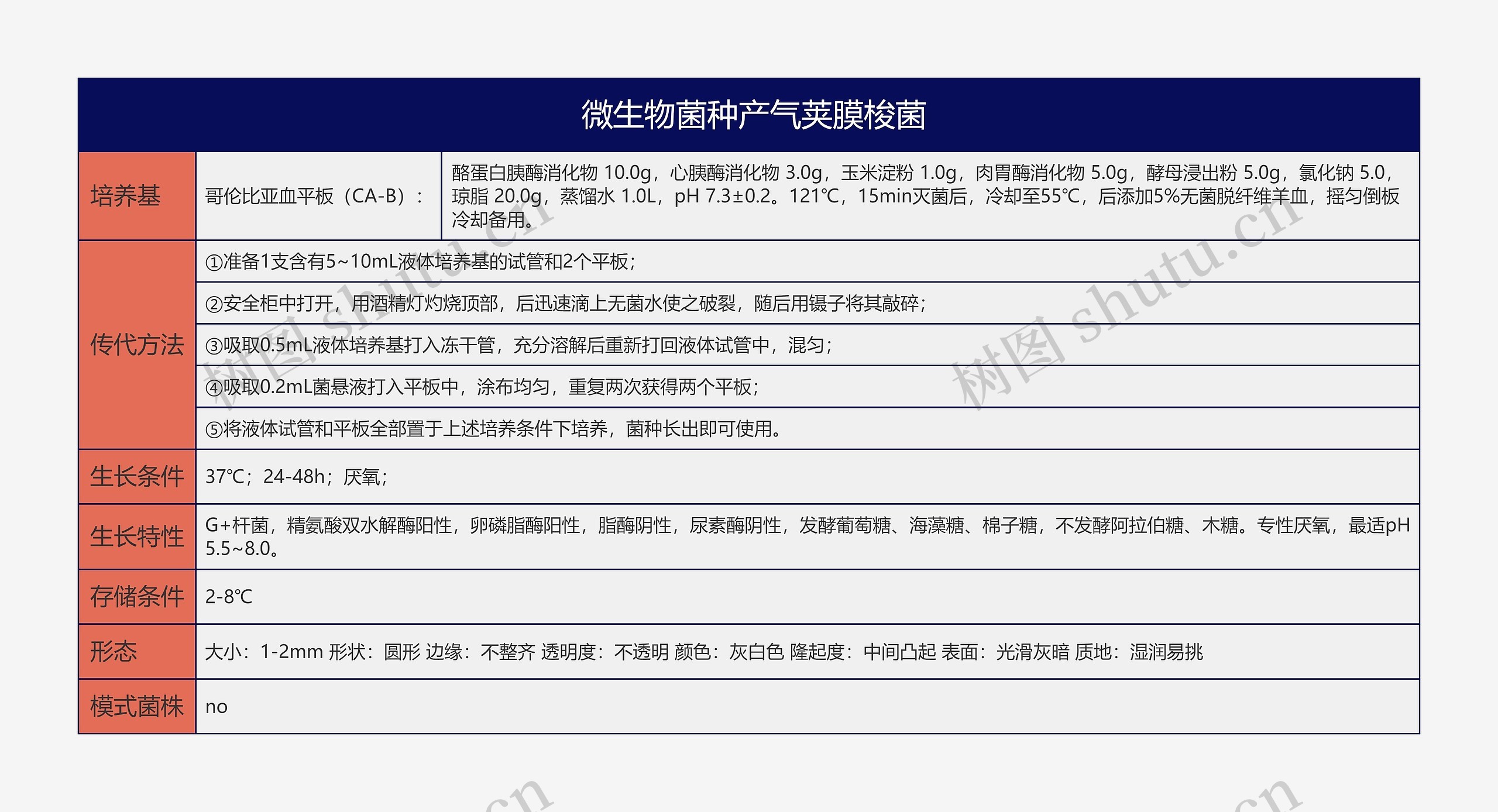 
微生物菌种产气荚膜梭菌