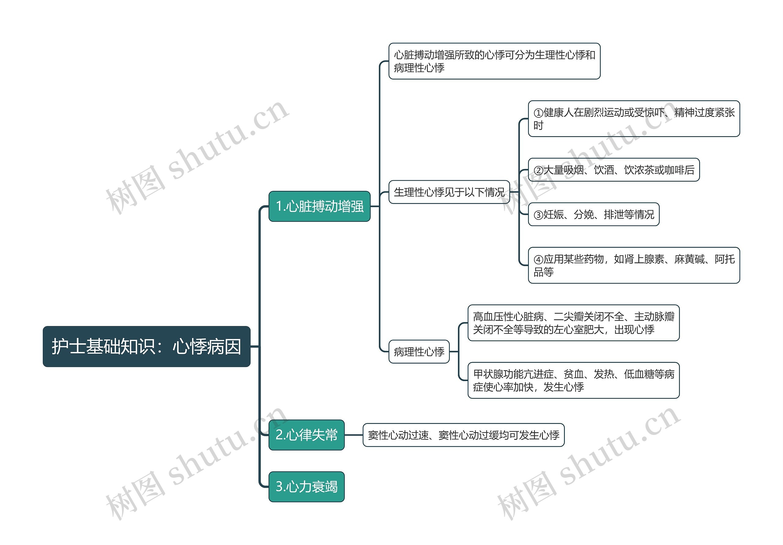 护士基础知识：心悸病因