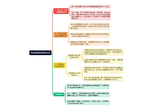 28法则提高效率好办法