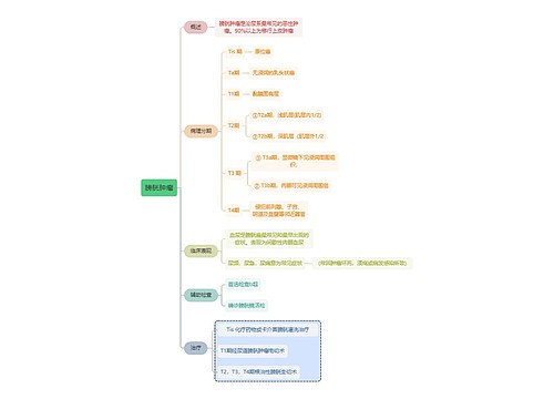 内科知识膀胱肿瘤思维导图