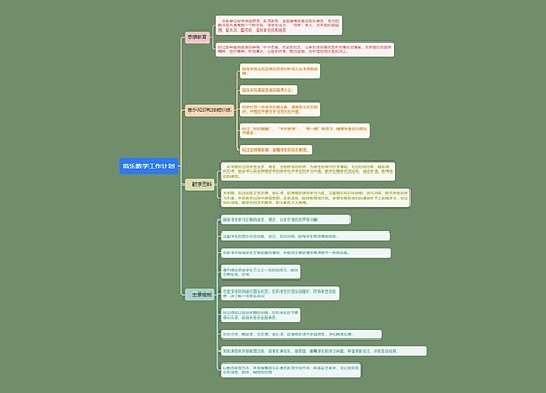 音乐教学工作计划