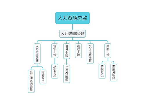 企业人力资源岗位组织架构