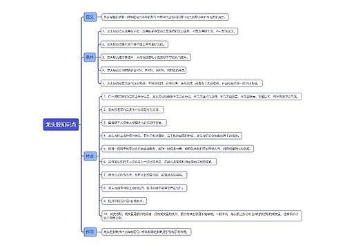 龙头股知识点