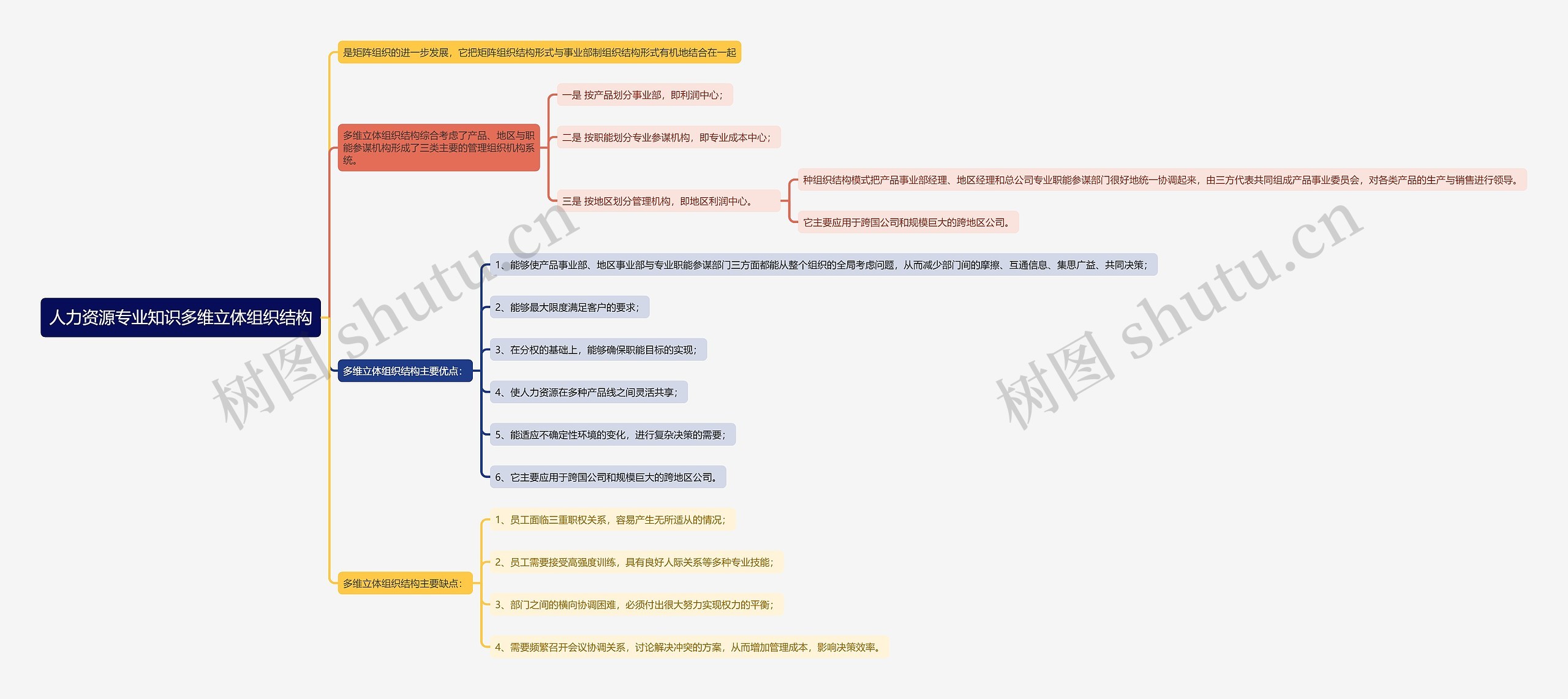 人力资源专业知识多维立体组织结构