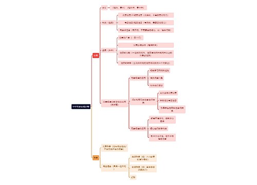 教资知识中学生的认知过程思维导图