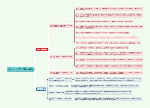 股市基本功能及负面影响科普