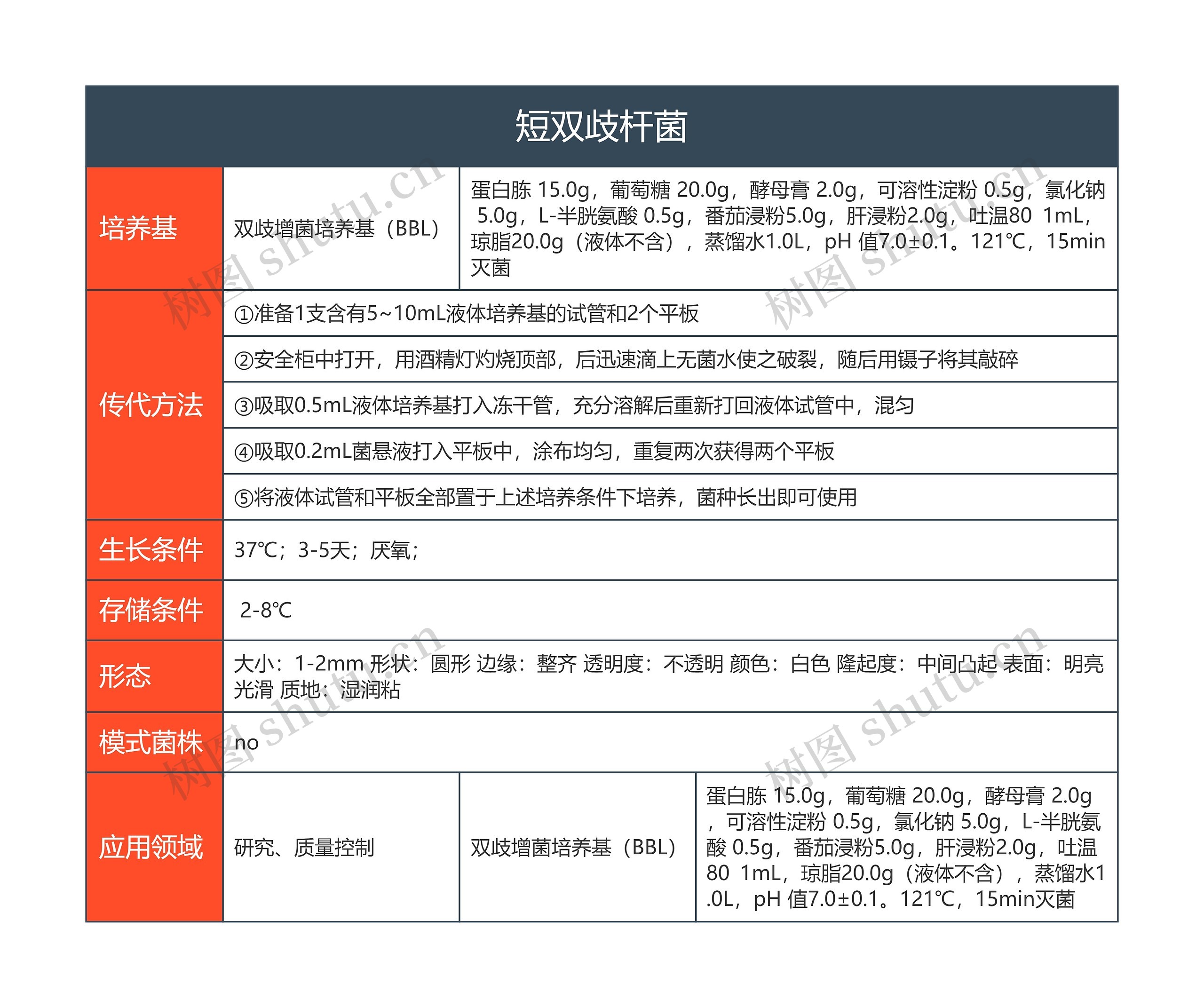 短双歧杆菌思维导图