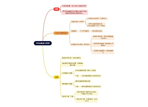 医学知识MR成像基本原理思维导图