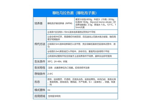 糠秕马拉色菌（糠秕孢子菌）