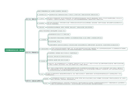 HR招聘应届毕业生的一般流程思维导图思维导图