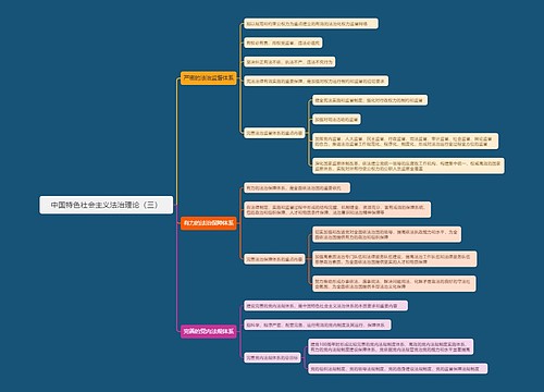 中国特色社会主义法治理论（三）