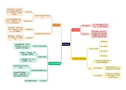 医学知识学习和记忆思维导图