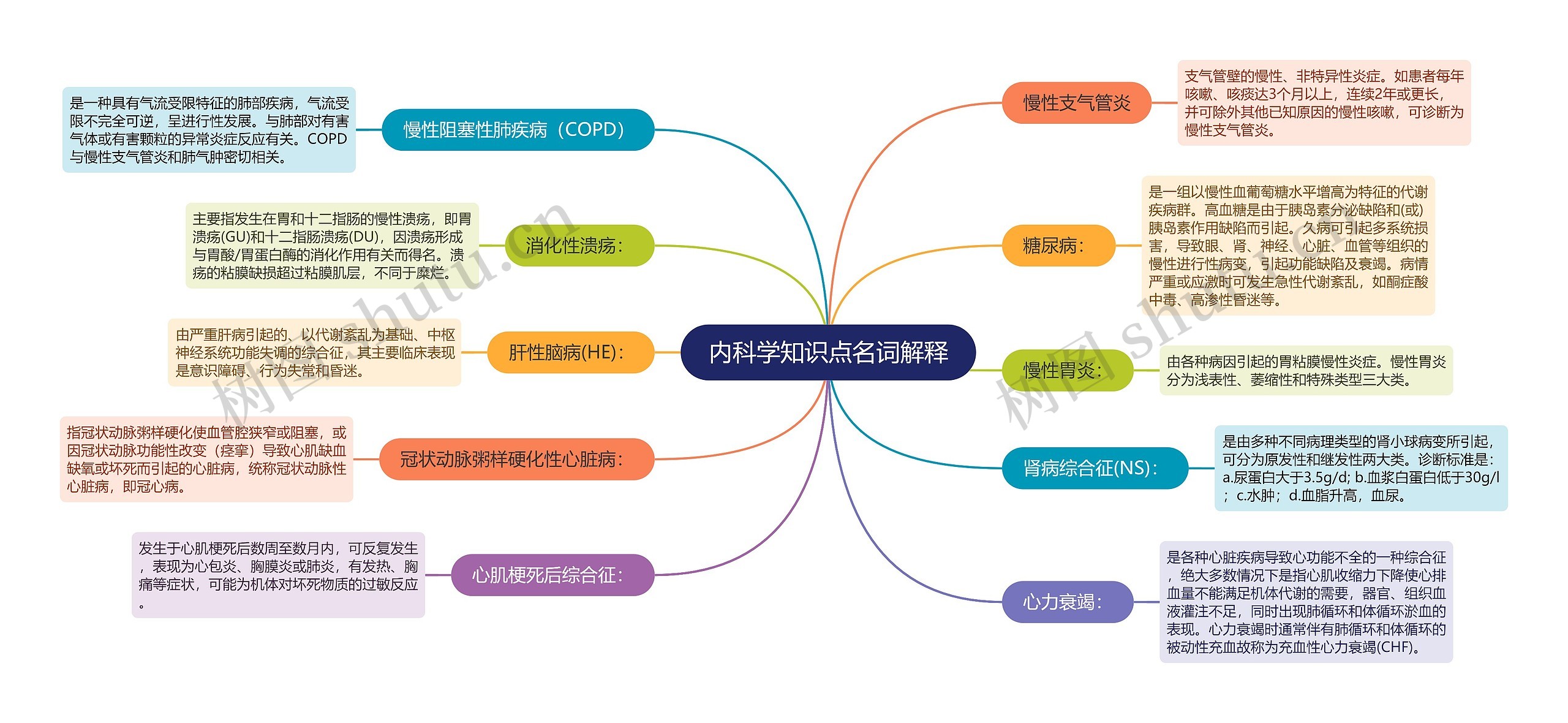 内科学知识点名词解释