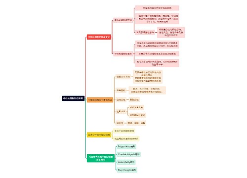 医学知识中性粒细胞形态异常思维导图