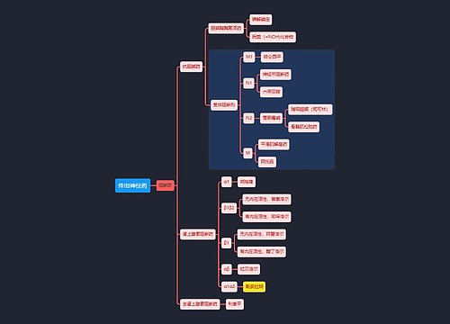 传出神经药阻断药思维导图