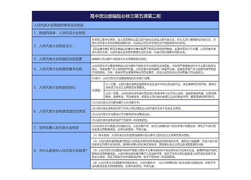 高中政治部编版必修三第五课第二框