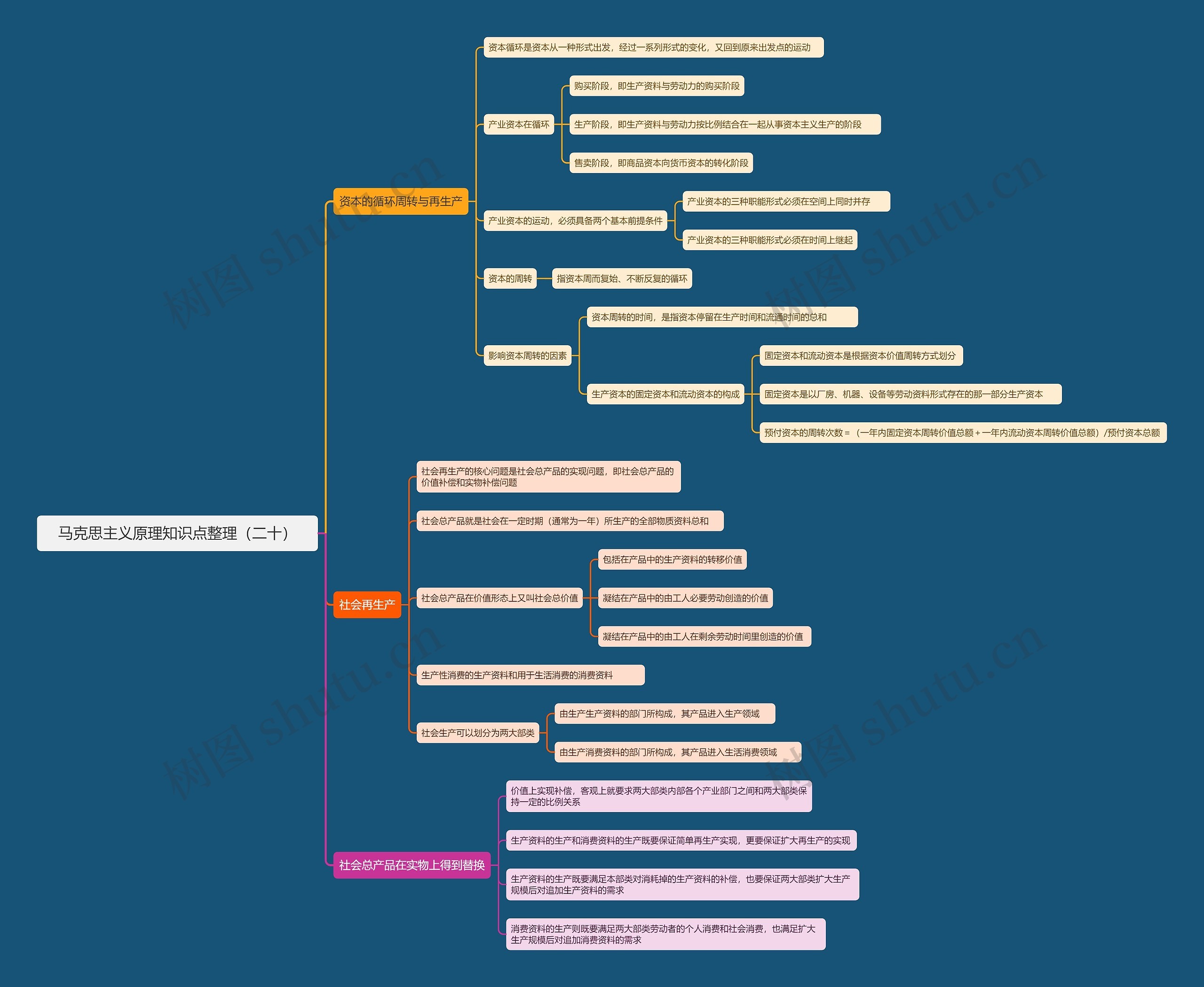 马克思主义原理知识点整理（二十）思维导图