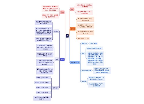 医学知识蚤思维导图