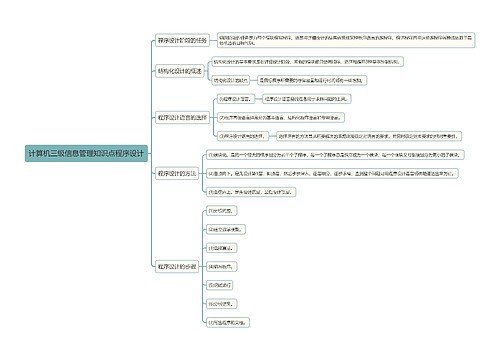 计算机三级信息管理知识点程序设计