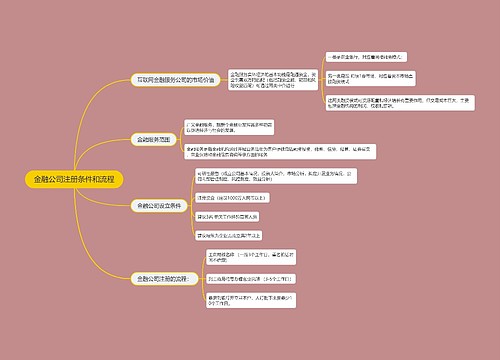 金融公司注册条件和流程