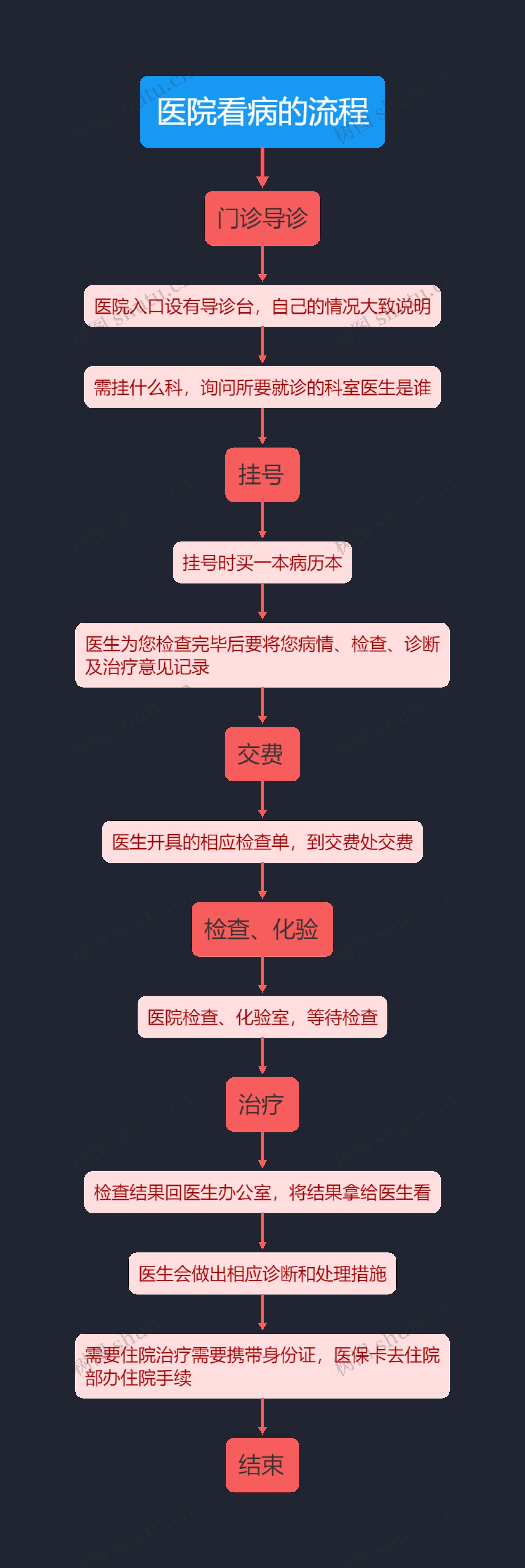 医院看病的流程