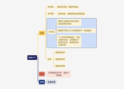 解剖学知识骶髂关节思维导图