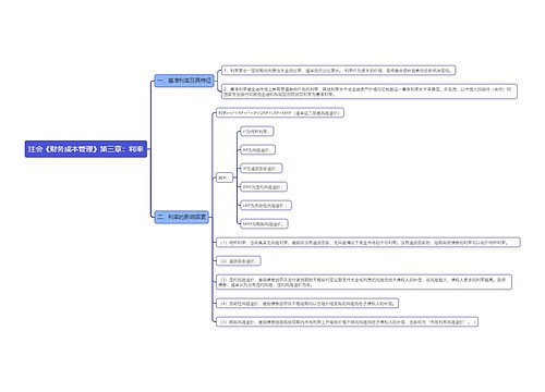 注会《财务成本管理》第三章：利率