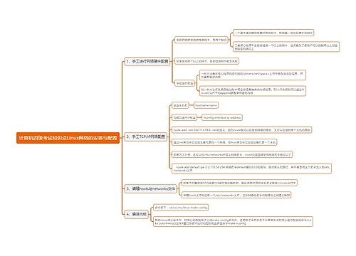 计算机四级考试知识点Linux网络的安装与配置