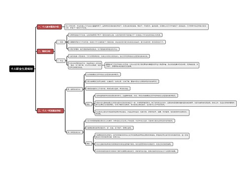 个人职业生涯规划