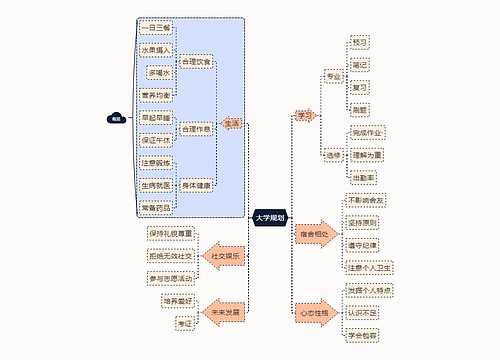 大学规划模板