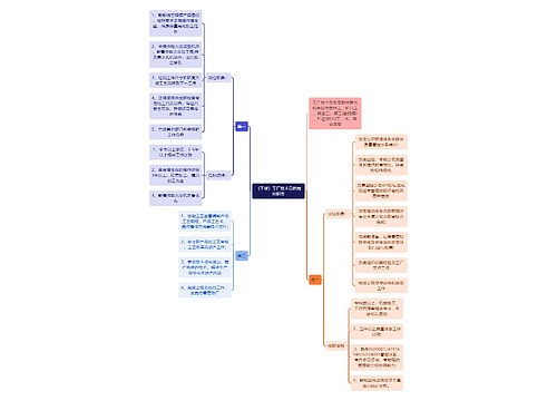 （干货）工厂技术员的岗位职责思维导图
