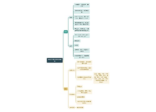 医学知识布氏姜片吸虫的形态和防治思维导图