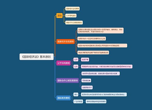 《国际经济法》基本原则  