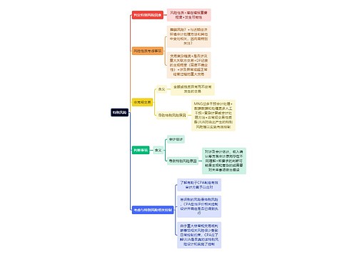 审计知识特别风险思维导图