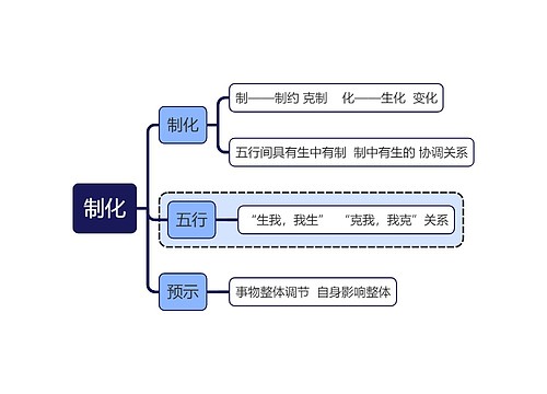 中医知识制化思维导图