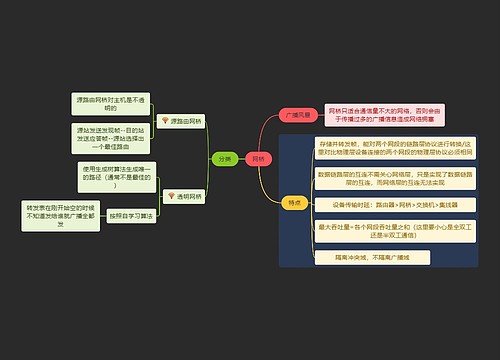 国二计算机考试网桥知识点思维导图