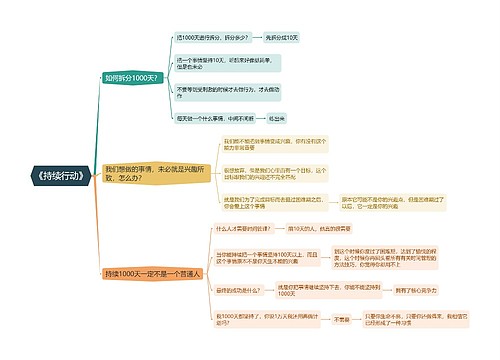 《持续行动》拆书笔记