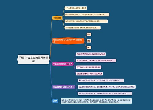 毛概  社会主义改革开放理论