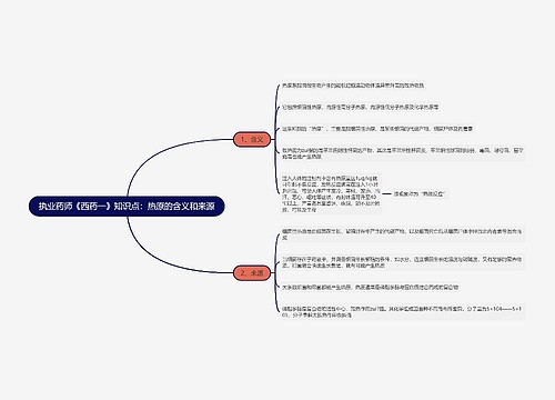 执业药师《西药一》知识点：热原的含义和来源