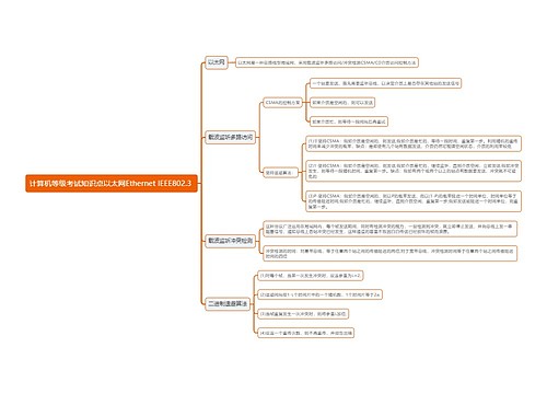 计算机等级考试知识点以太网Ethernet IEEE802.3 