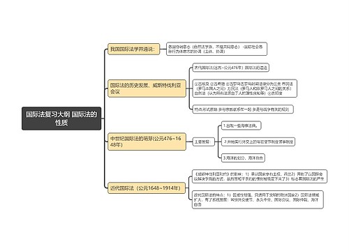 国际法复习大纲 国际法的性质