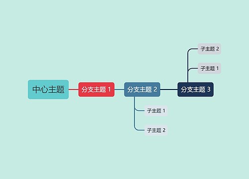 经典简约中心主题时间图