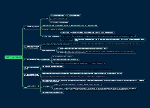 《法理学》知识：法的特征思维导图思维导图