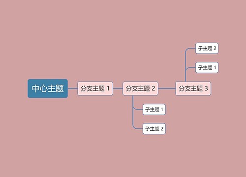 粉丝简约中心主题时间图