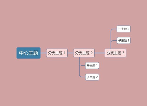 粉丝简约中心主题时间图