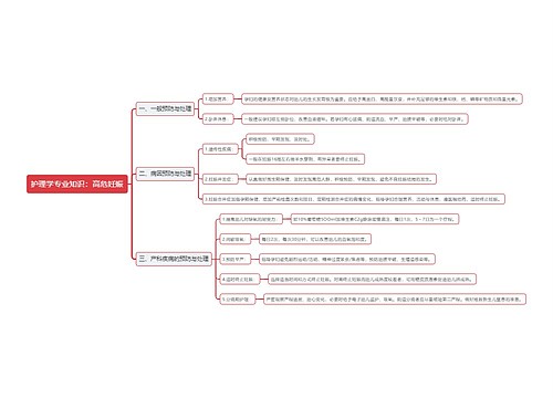 护理学专业知识：高危妊娠思维导图
