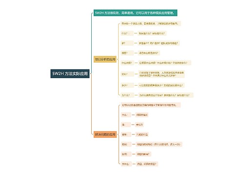 5W2H 方法实际项目应用
